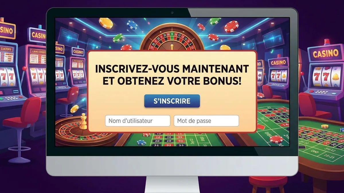 Inscription avec bonus