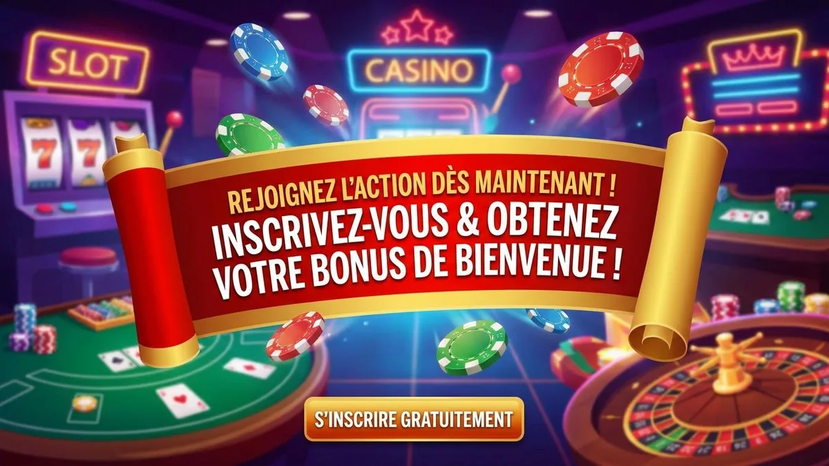Inscription avec bonus